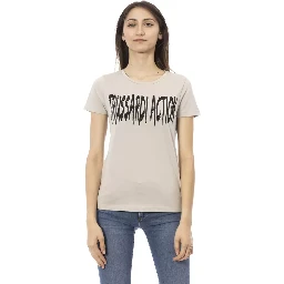 Beige Cotton T-Shirt