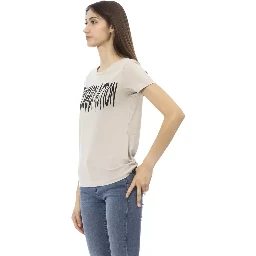 Beige Cotton T-Shirt