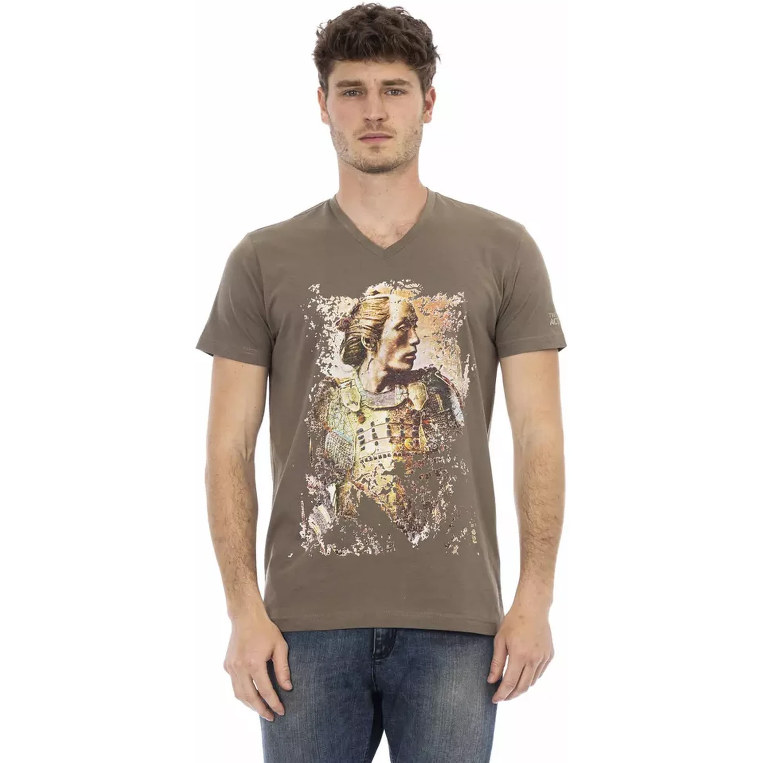 Brown Cotton T-Shirt