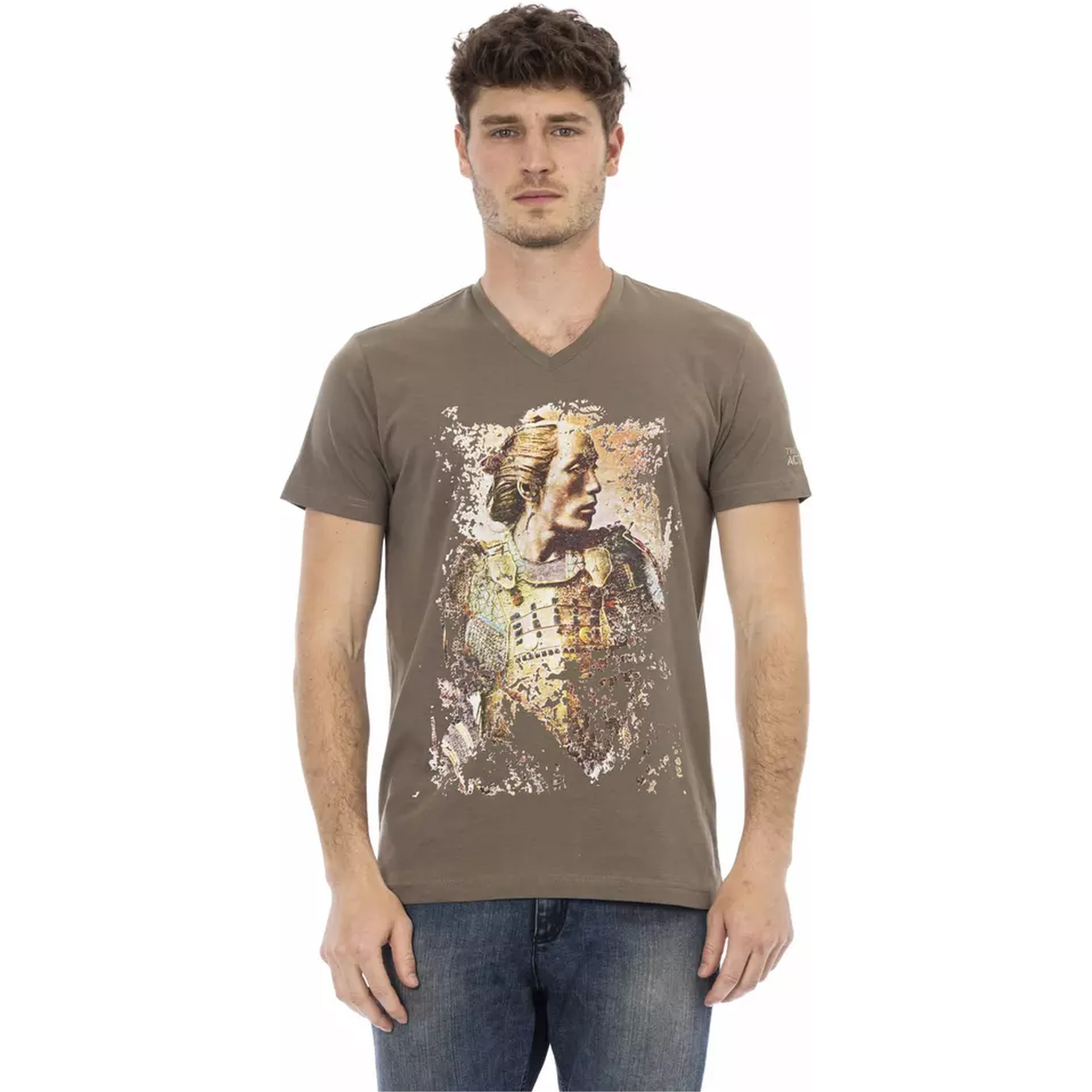 Brown Cotton T-Shirt