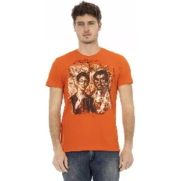 Orange Cotton T-Shirt