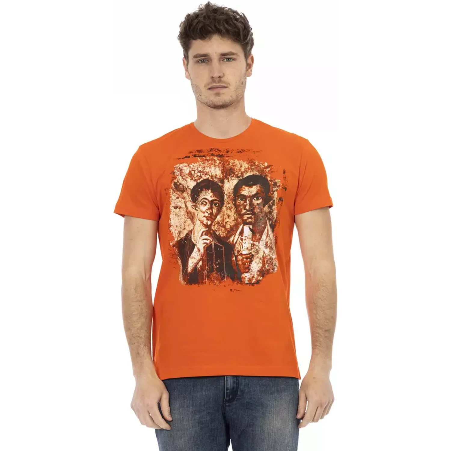 Orange Cotton T-Shirt