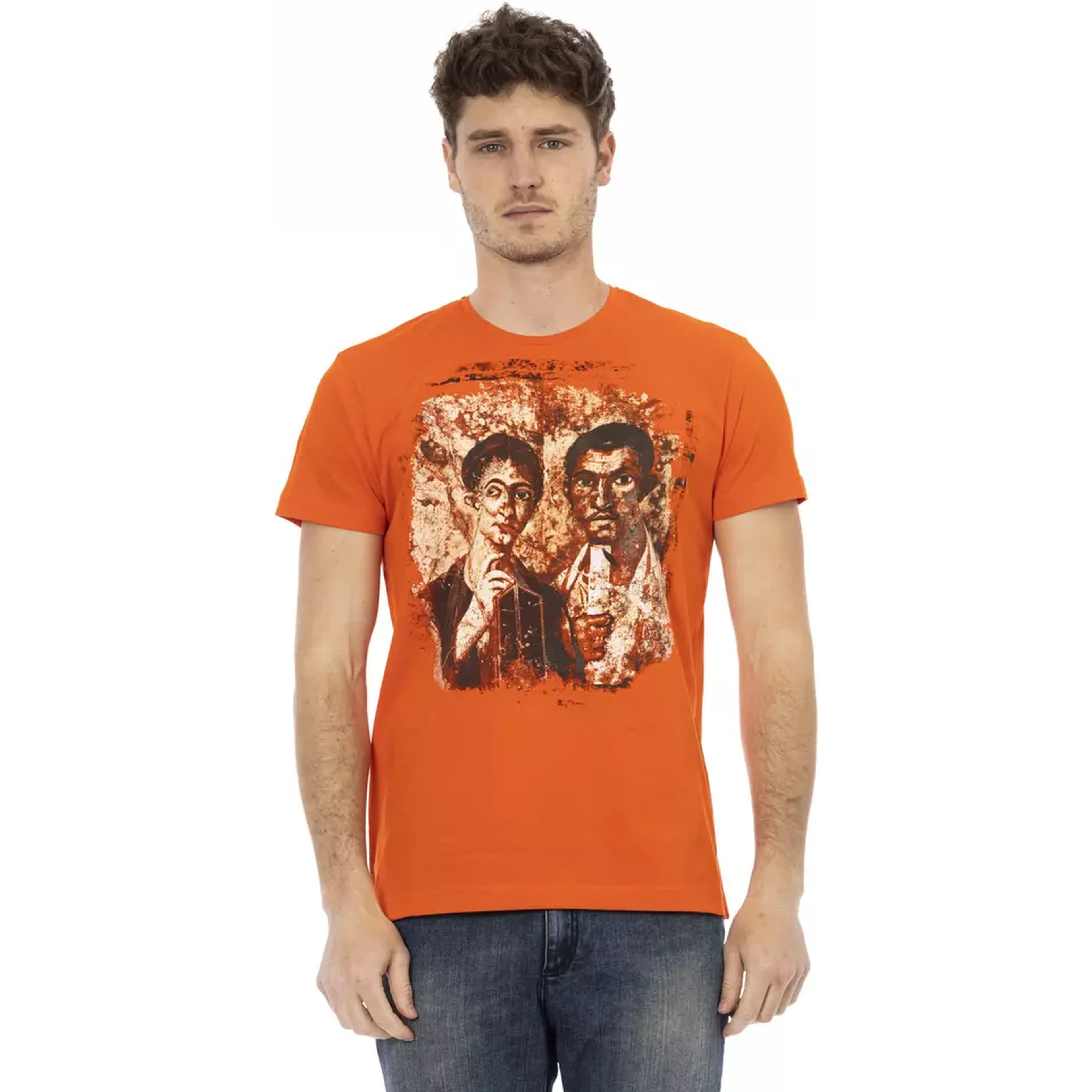 Orange Cotton T-Shirt