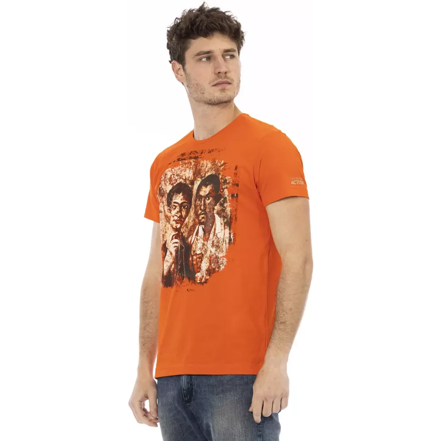 Orange Cotton T-Shirt