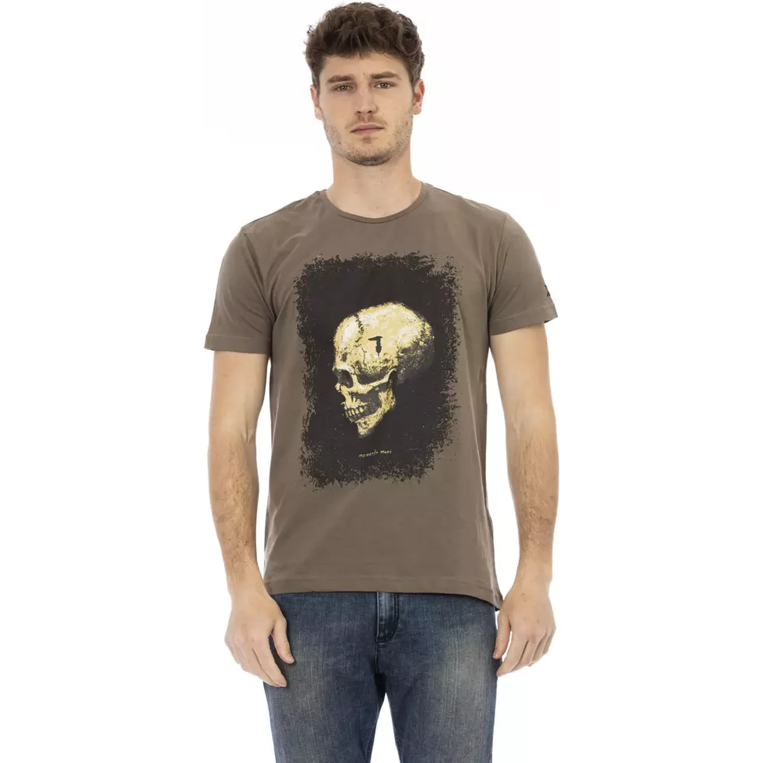 Brown Cotton T-Shirt