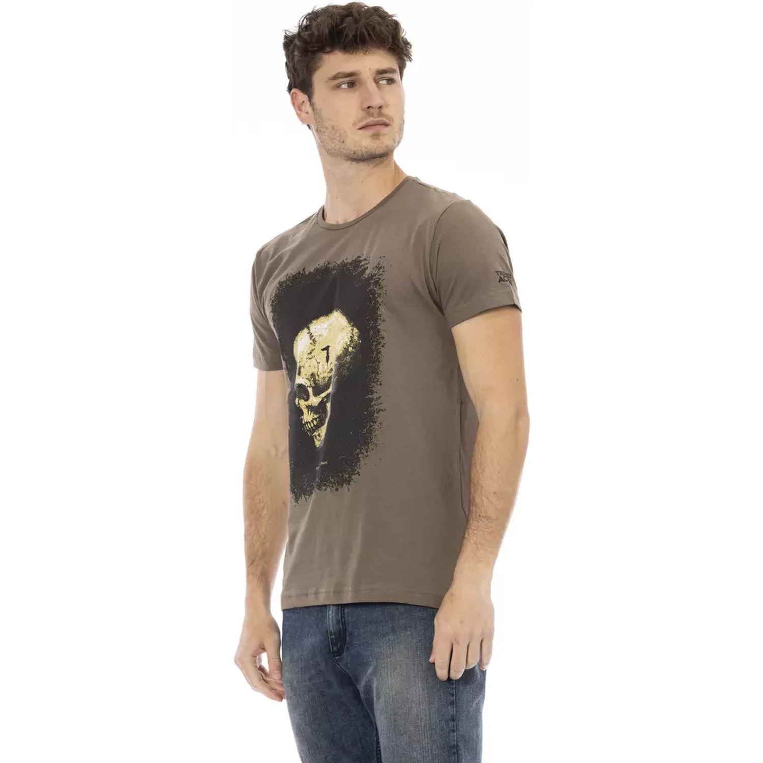 Brown Cotton T-Shirt