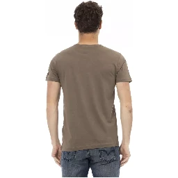 Brown Cotton T-Shirt