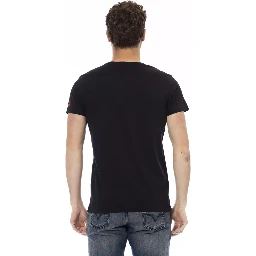 تيشيرت قطني أسود