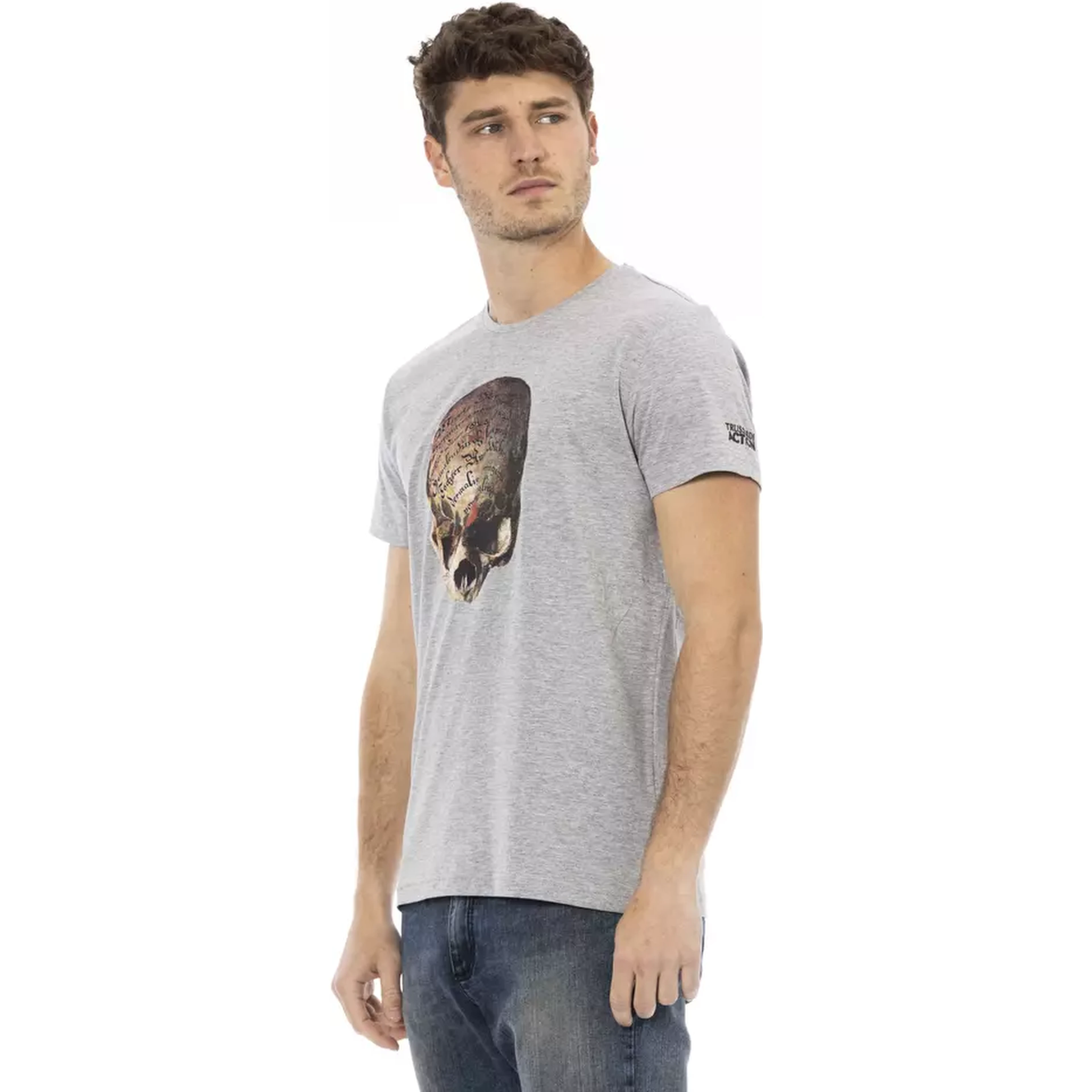 Gray Cotton T-Shirt