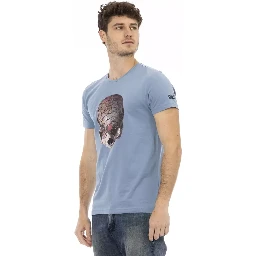 Light Blue Cotton T-Shirt