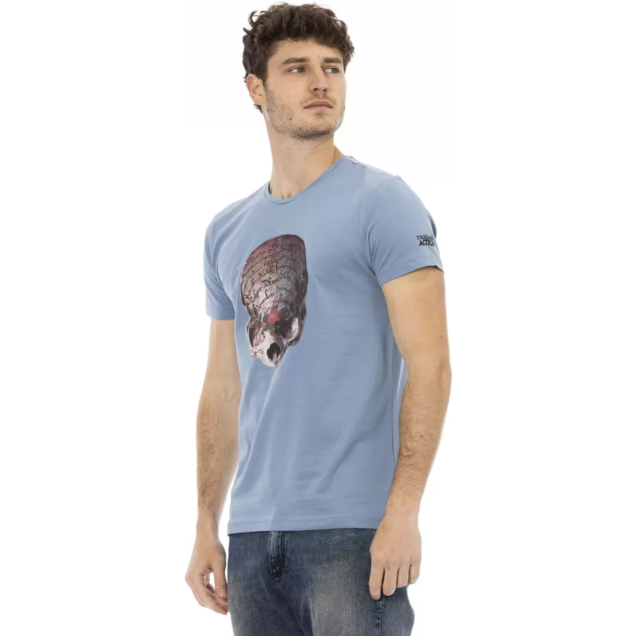 Light Blue Cotton T-Shirt