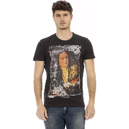 Black Cotton T-Shirt