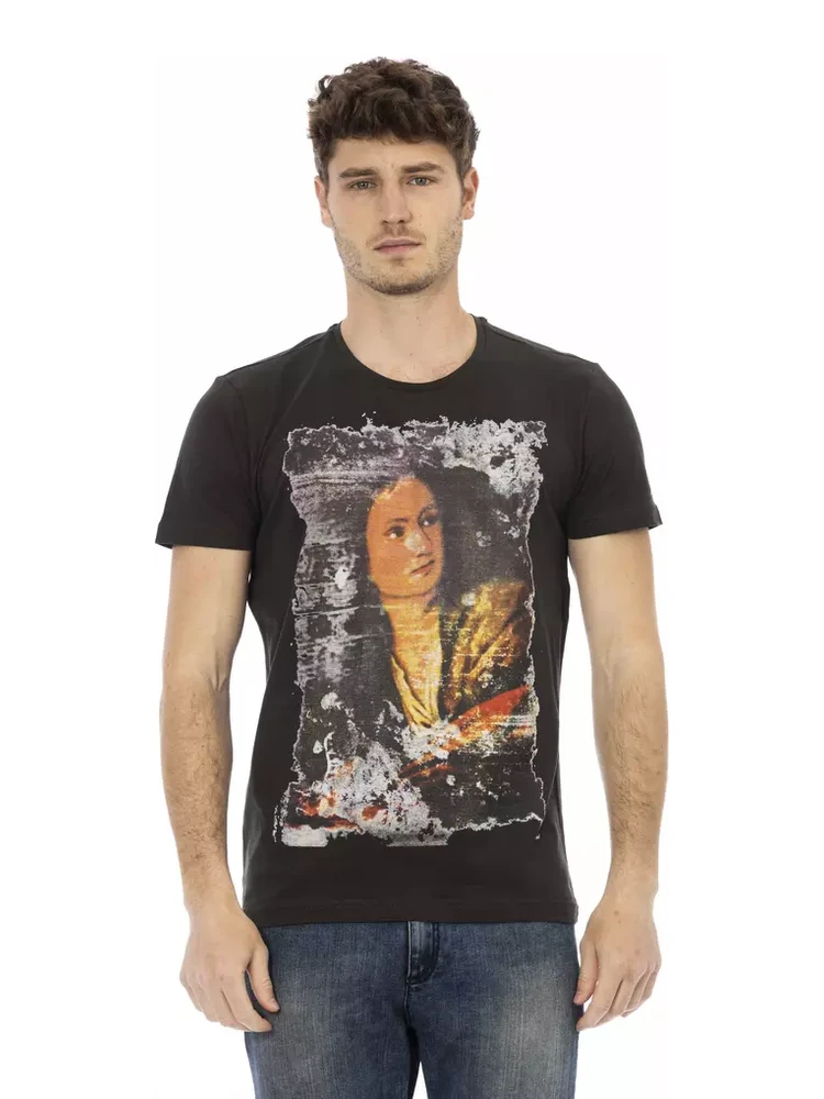 Black Cotton T-Shirt