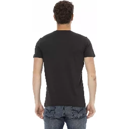 Black Cotton T-Shirt