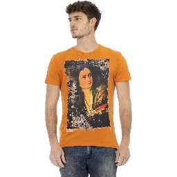 Orange Cotton T-Shirt