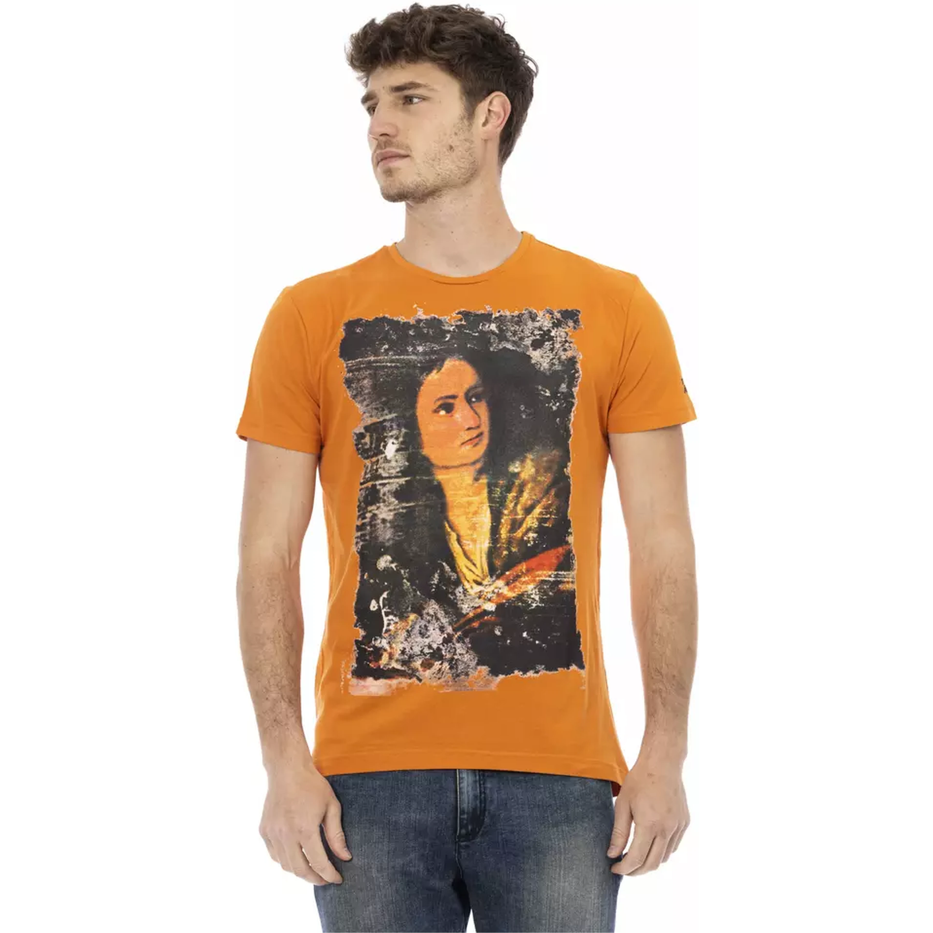 Orange Cotton T-Shirt