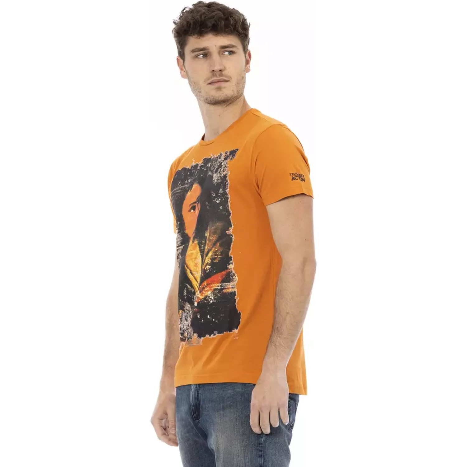 Orange Cotton T-Shirt