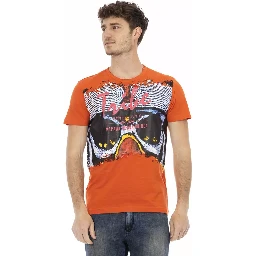 Orange Cotton T-Shirt