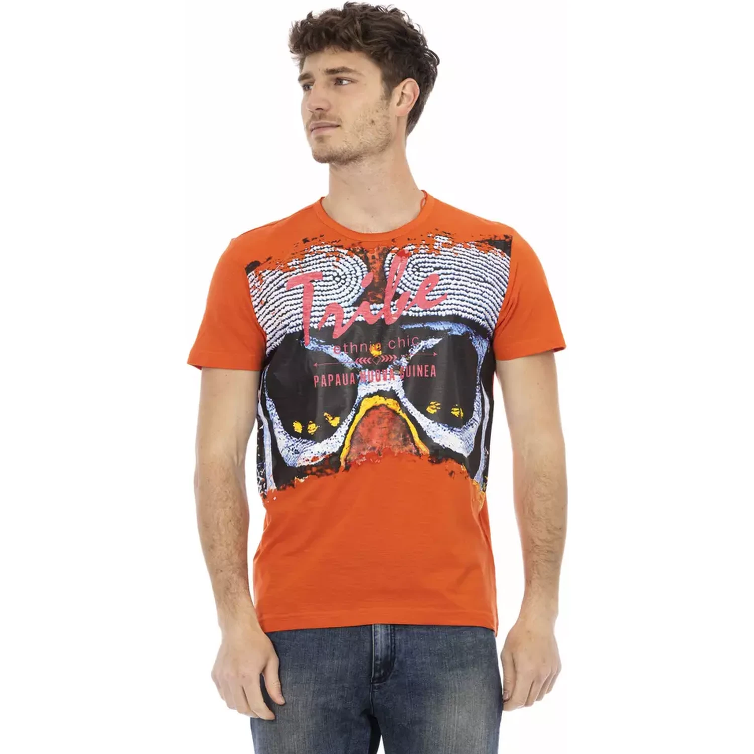 Orange Cotton T-Shirt