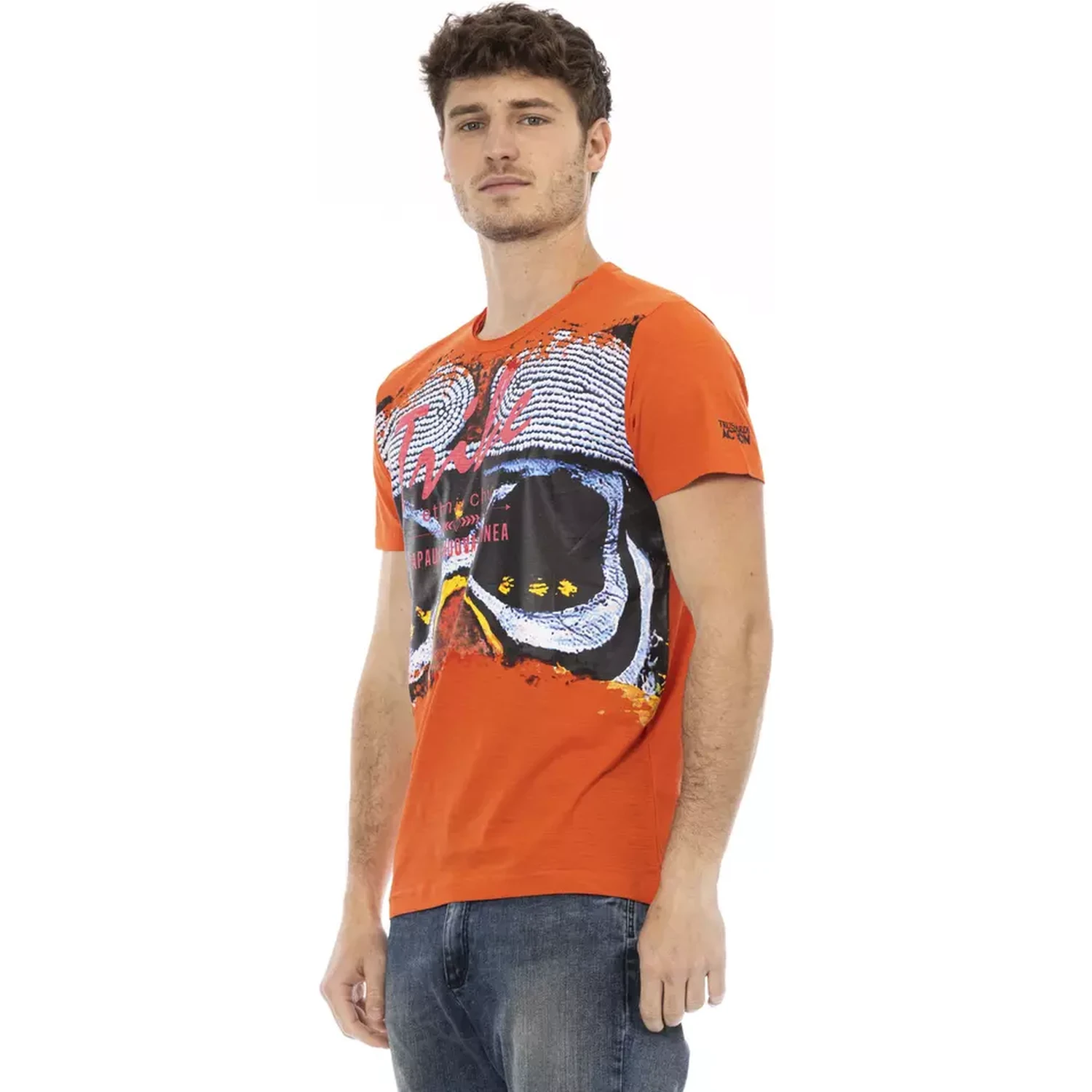 Orange Cotton T-Shirt