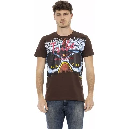 Brown Cotton T-Shirt