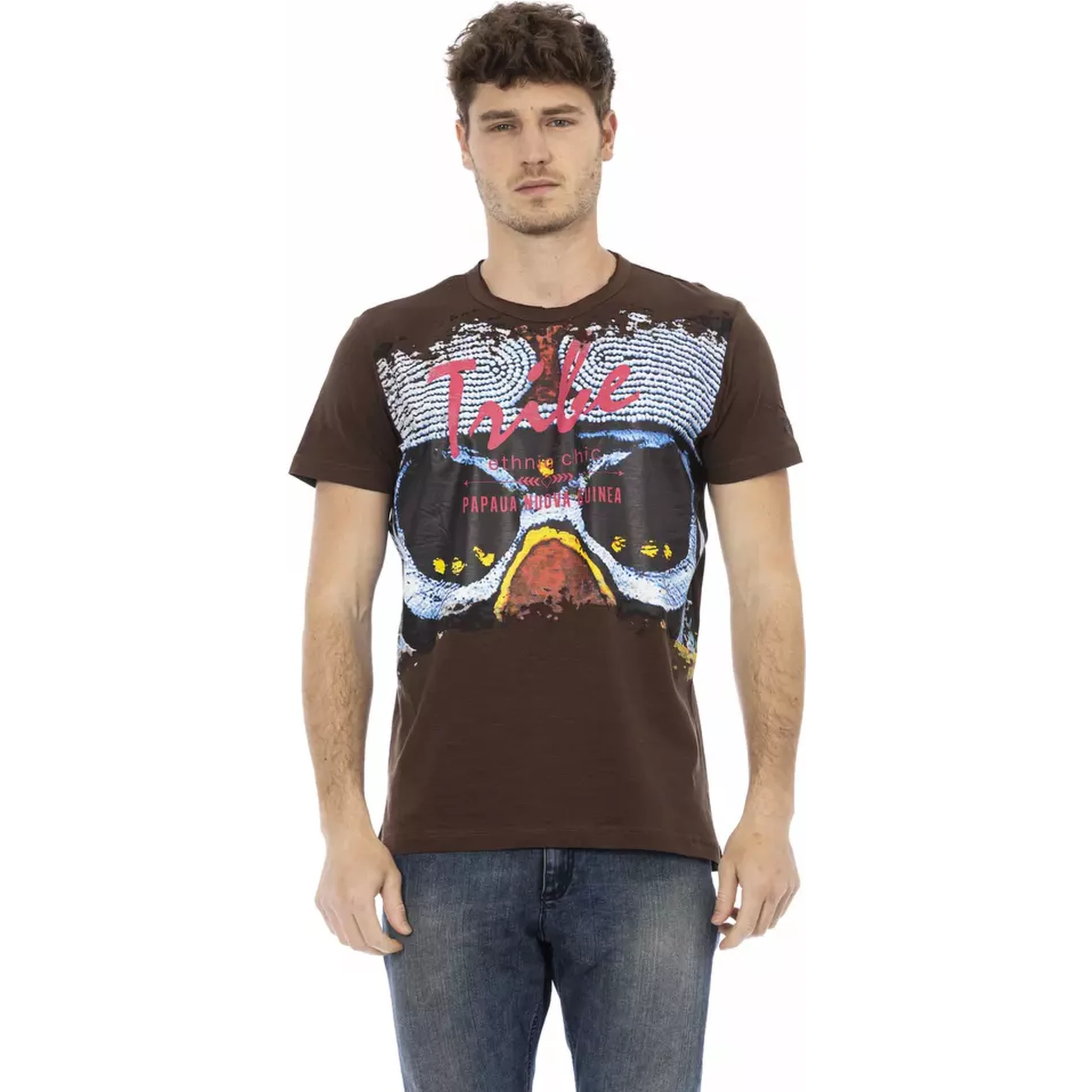 Brown Cotton T-Shirt