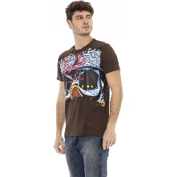 Brown Cotton T-Shirt