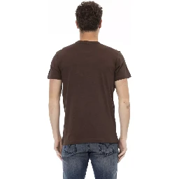 Brown Cotton T-Shirt