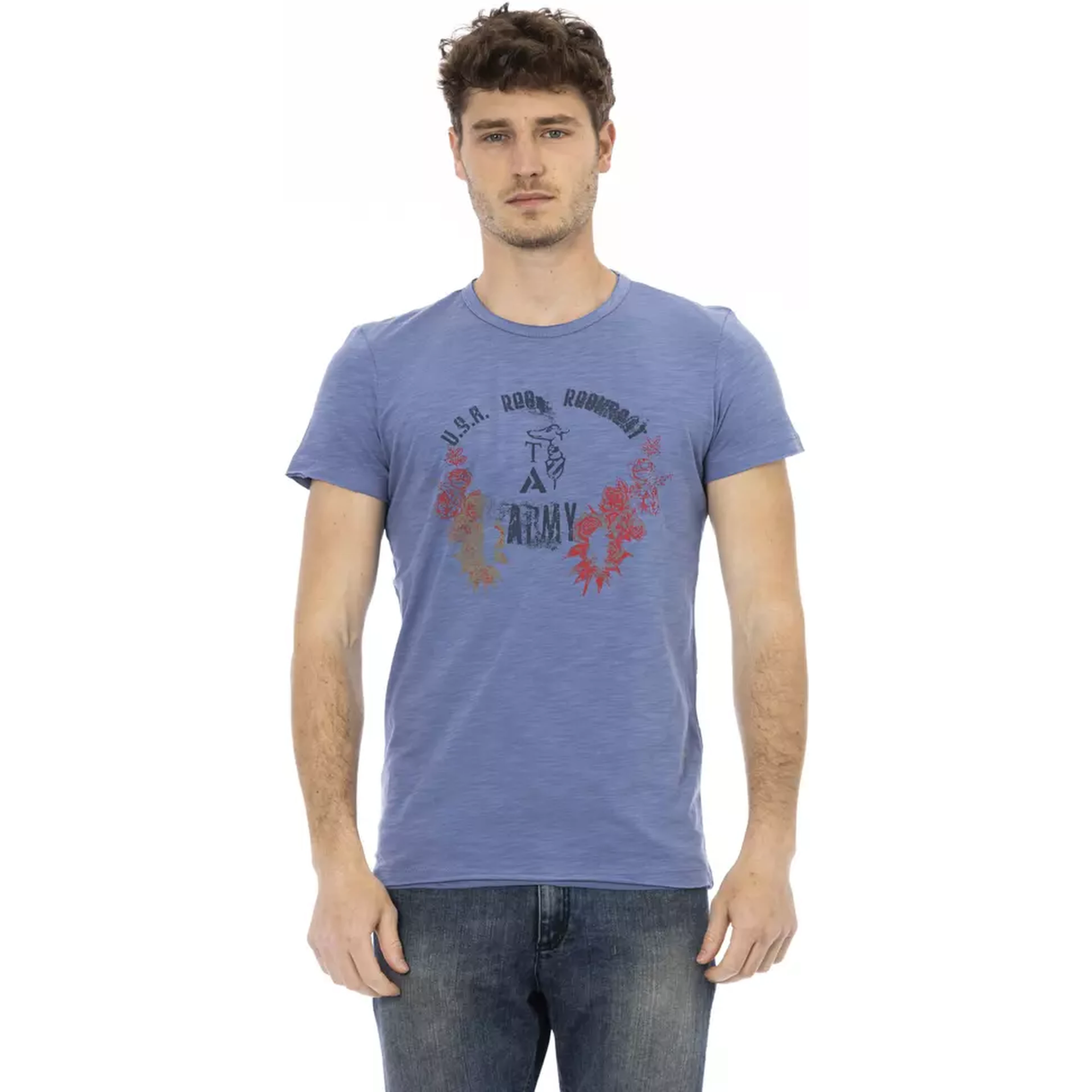 Blue Cotton T-Shirt