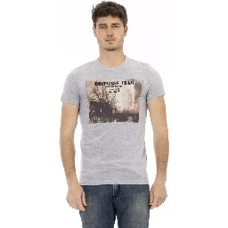 Gray Cotton T-Shirt