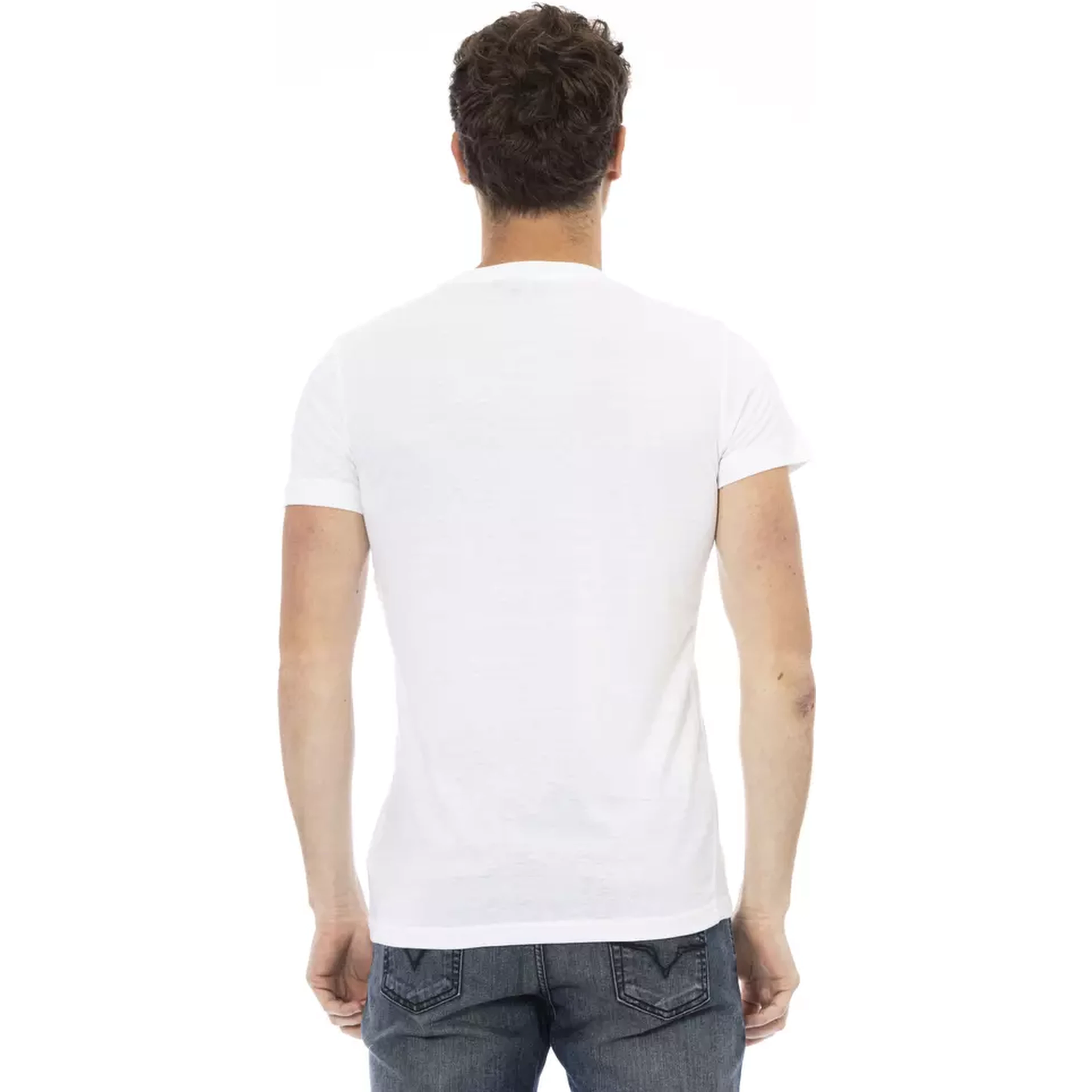 تي شيرت قطني أبيض