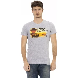Gray Cotton T-Shirt