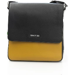Yellow Leather Crossbody Bag