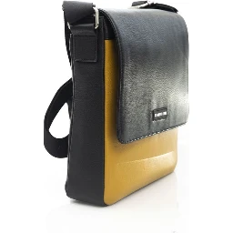 Yellow Leather Crossbody Bag