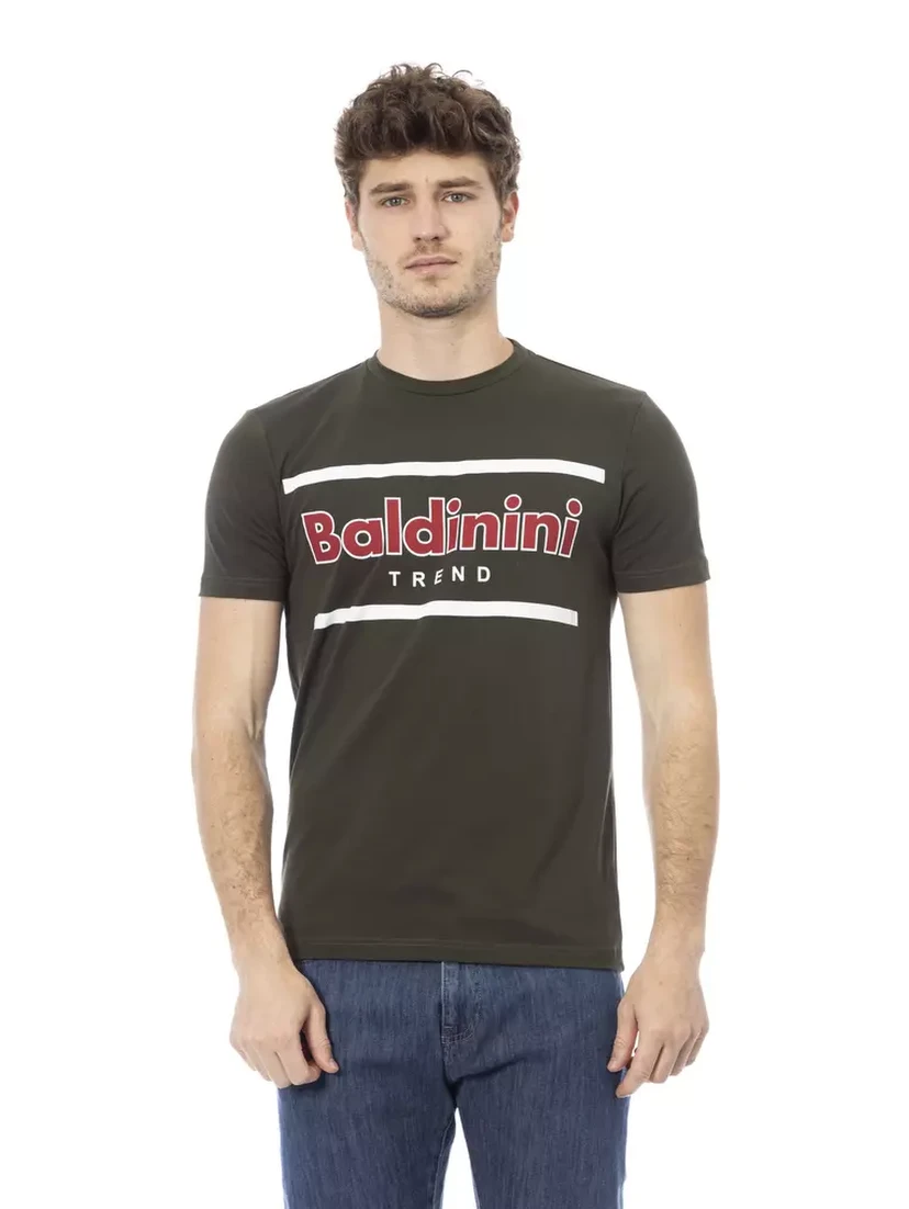 Baldinini Trend Emerald Elegance Cotton Tee
