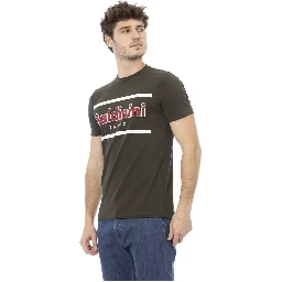 Baldinini Trend Emerald Elegance Cotton Tee