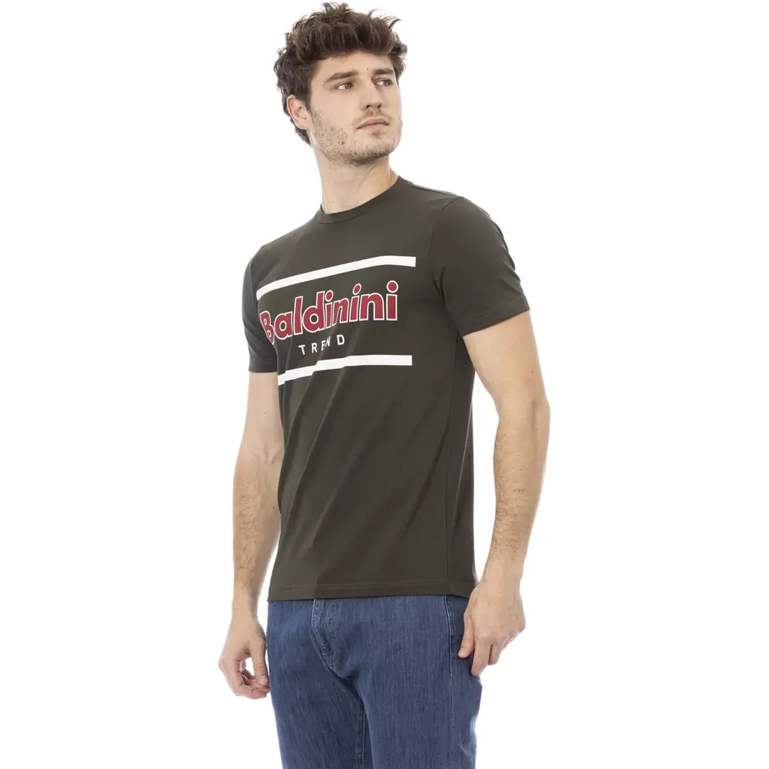 Baldinini Trend Emerald Elegance Cotton Tee