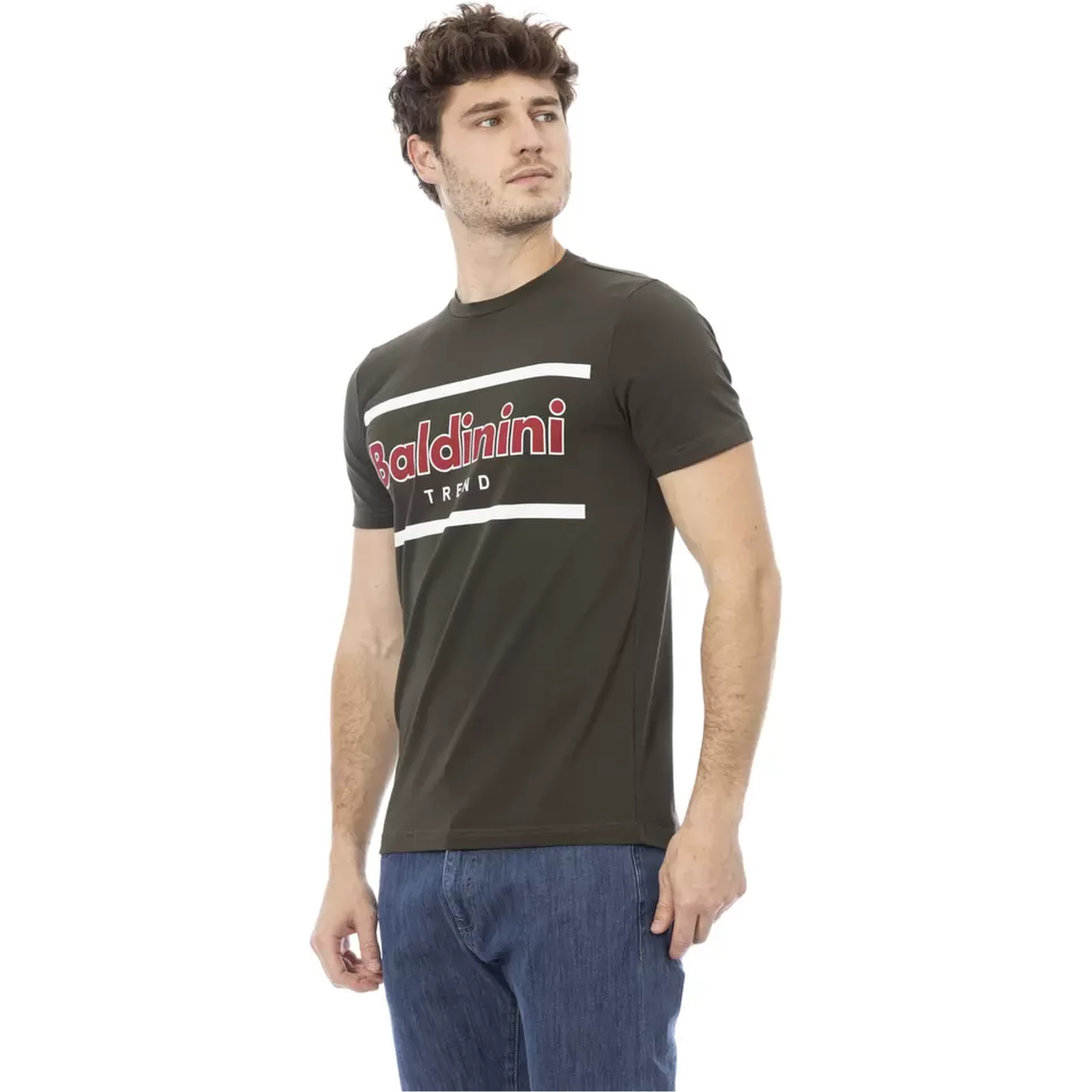 Baldinini Trend Emerald Elegance Cotton Tee