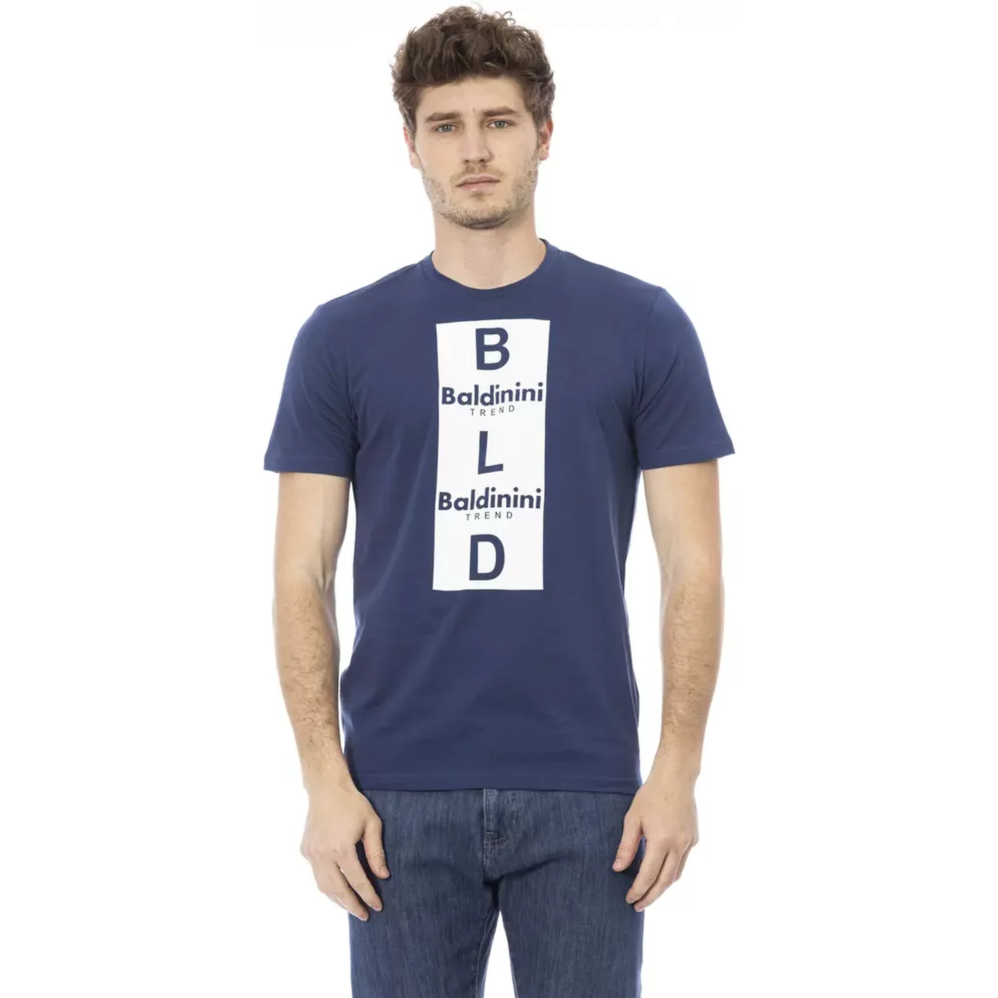 Blue Cotton T-Shirt