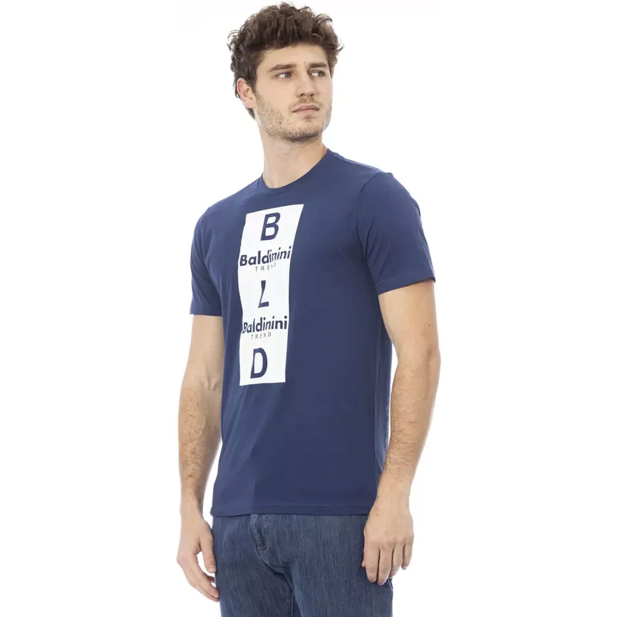 Blue Cotton T-Shirt