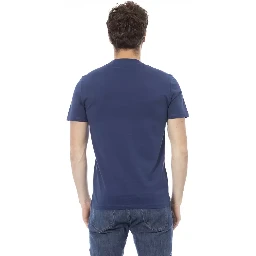 Blue Cotton T-Shirt