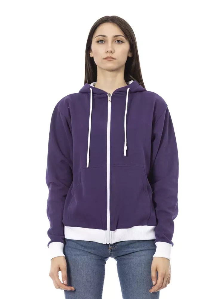 Purple Cotton Sweatshirt