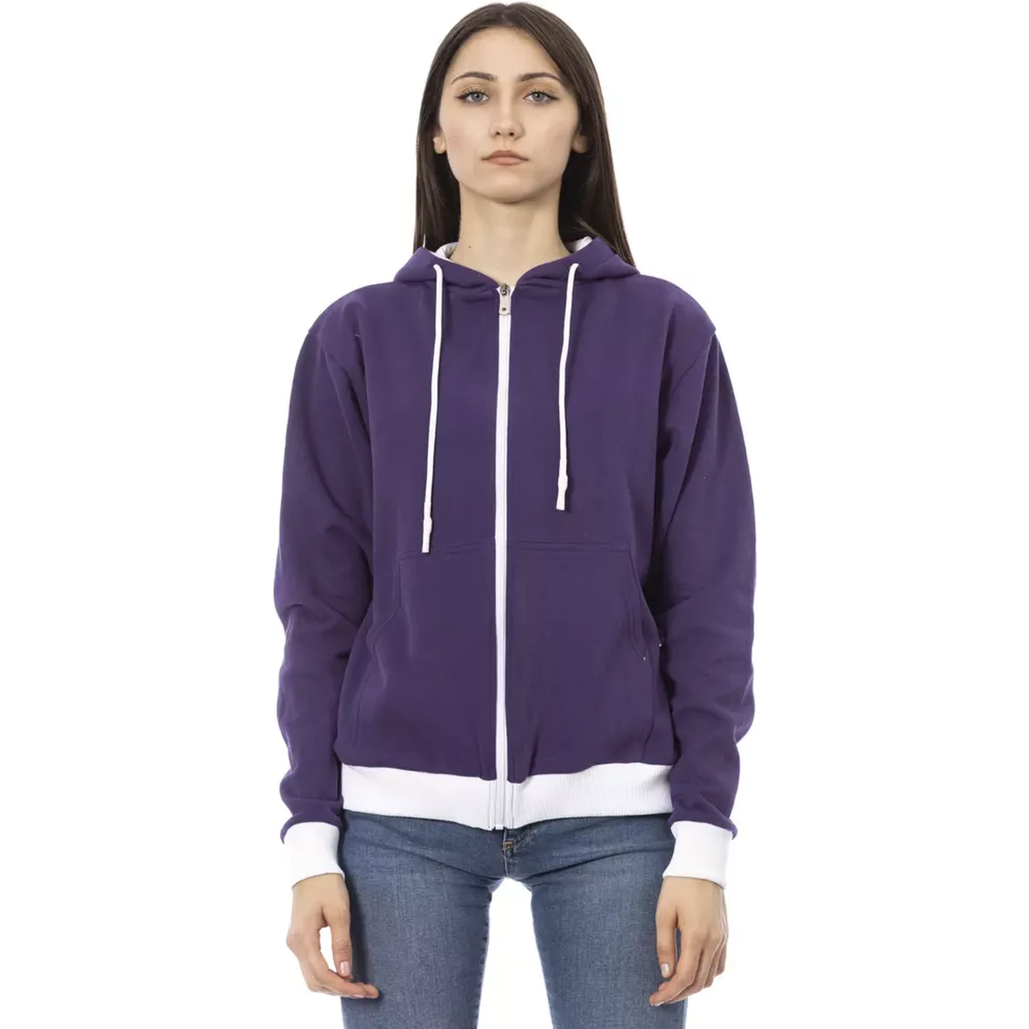 Purple Cotton Sweatshirt