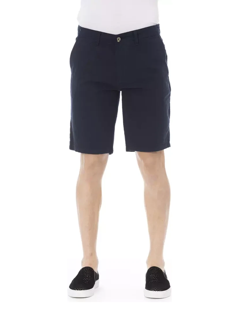 Blue Cotton Short