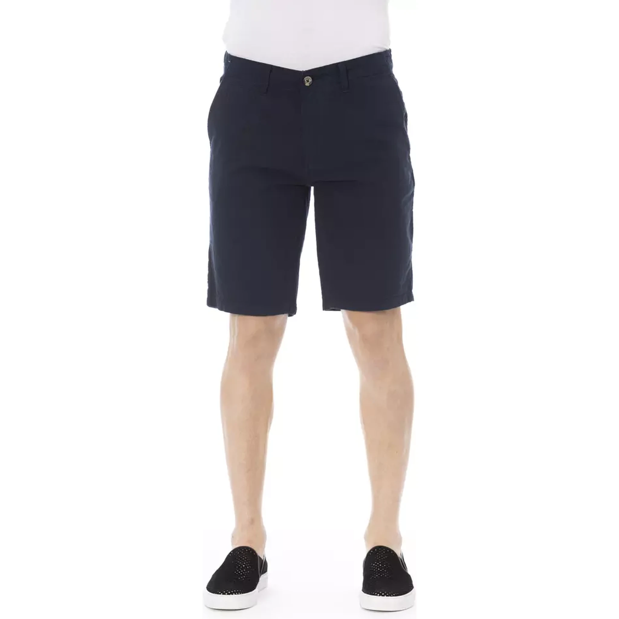 Blue Cotton Short