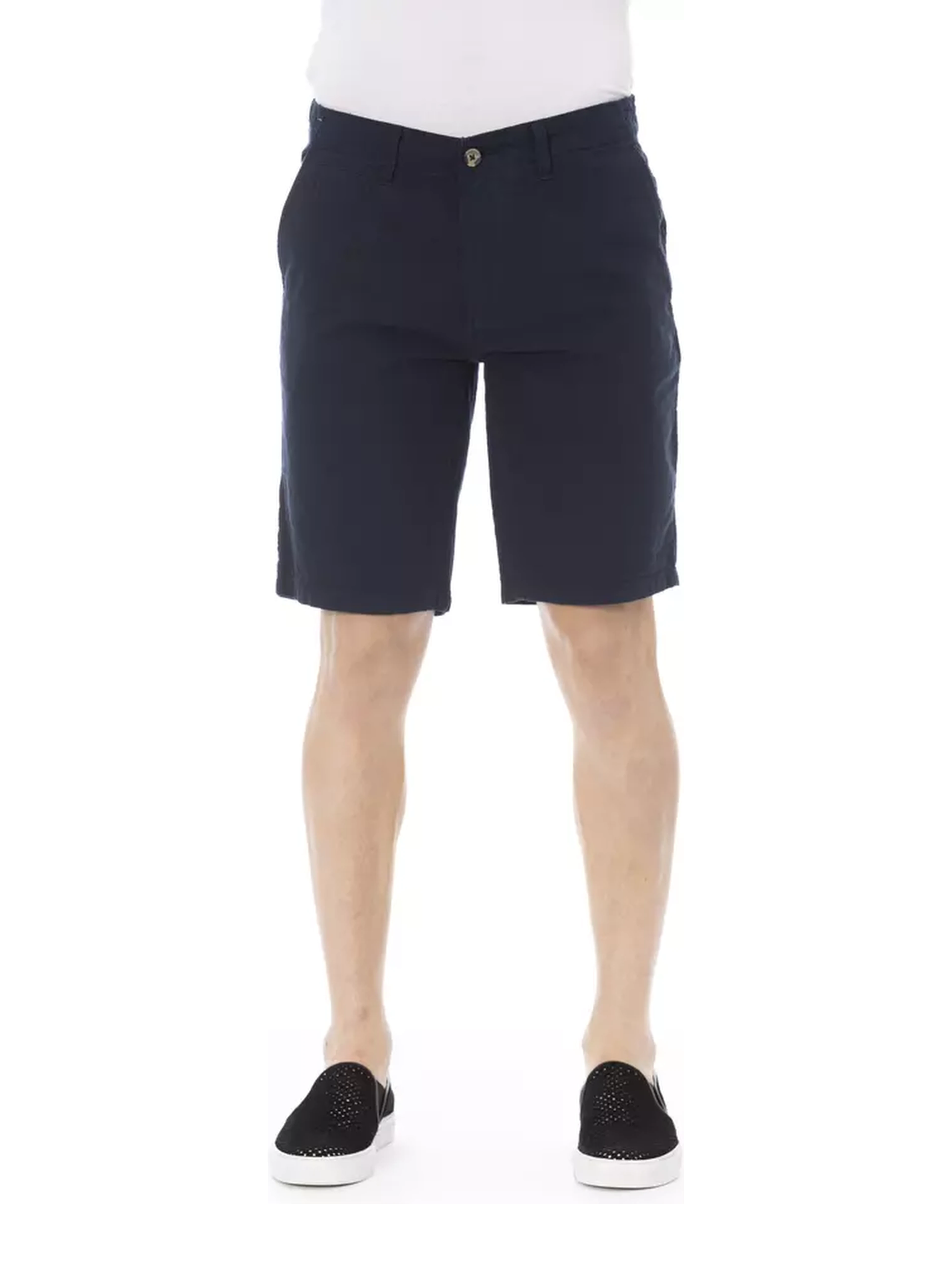 Blue Cotton Short