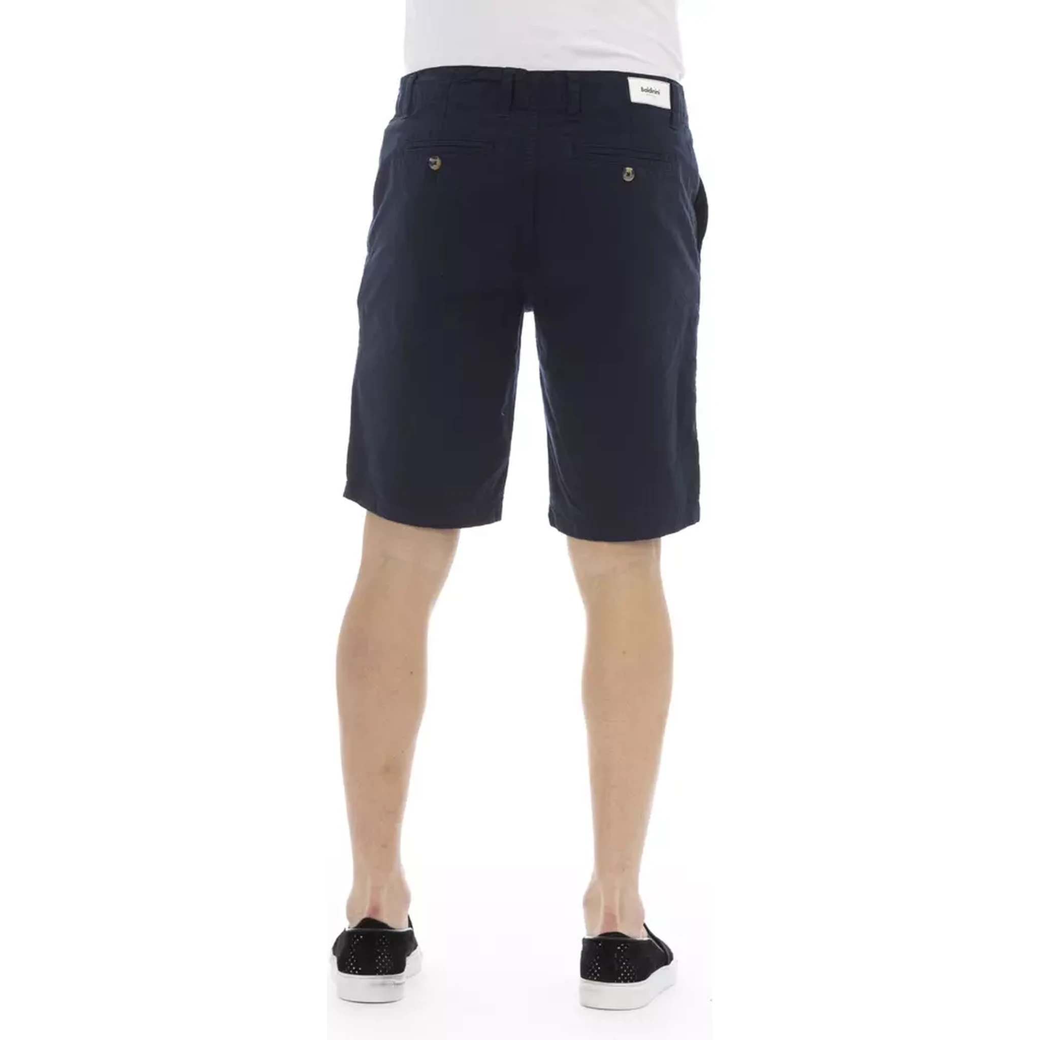 Blue Cotton Short