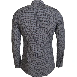 Gray Brown GOLD Slim Fit Dress Formal Shirt