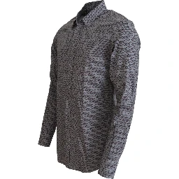 Gray Brown GOLD Slim Fit Dress Formal Shirt