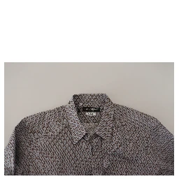 Gray Brown GOLD Slim Fit Dress Formal Shirt